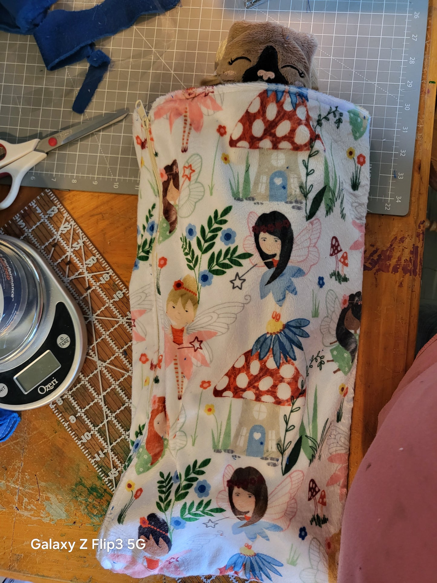 Pixie & Royal Blue Doll Sleeping Bag — A Cozy Fairy Tale for Your Doll